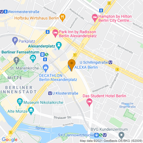 Alexa, Grunerstraße 20, 10179 Berlin