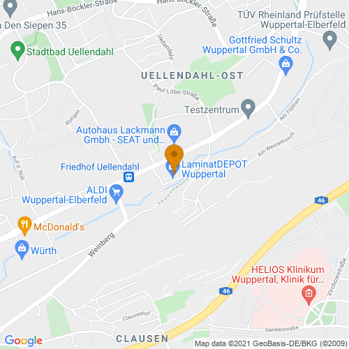 LaminatDEPOT Wuppertal, Uellendahler Straße 408, 42109 Wuppertal