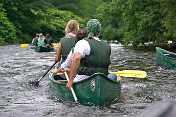 Wupper-Kanu-Touren unter der Leitung von Thomas Becker