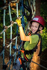 Freiraum Erlebnis im Kletterwald Sayn, Hennef und Vulkanpark